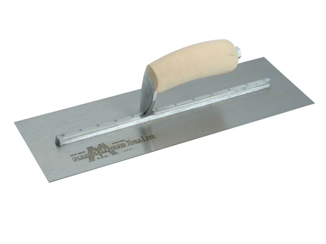 Marshalltown MXS77 Cement Trowel Wooden Handle 18 x 4.1/2in MXS77