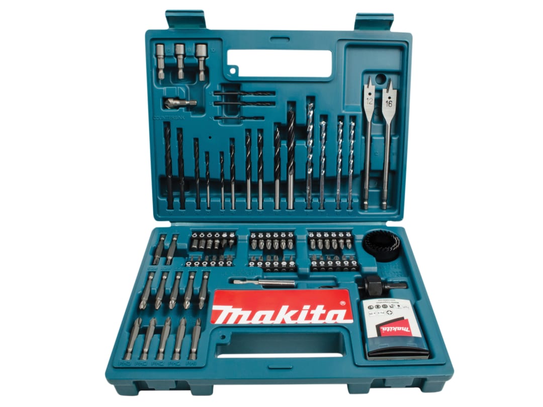Makita B-53811 Drill & Screwdriver Bit Accessory Set, 100 Piece B-53811