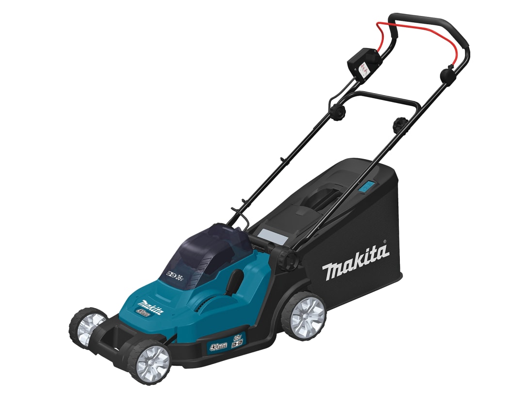 Makita DLM432PT2 LXT Lawnmower 43cm 36V (2 x 18V) 2 x 5.0Ah Li-ion DLM432PT2