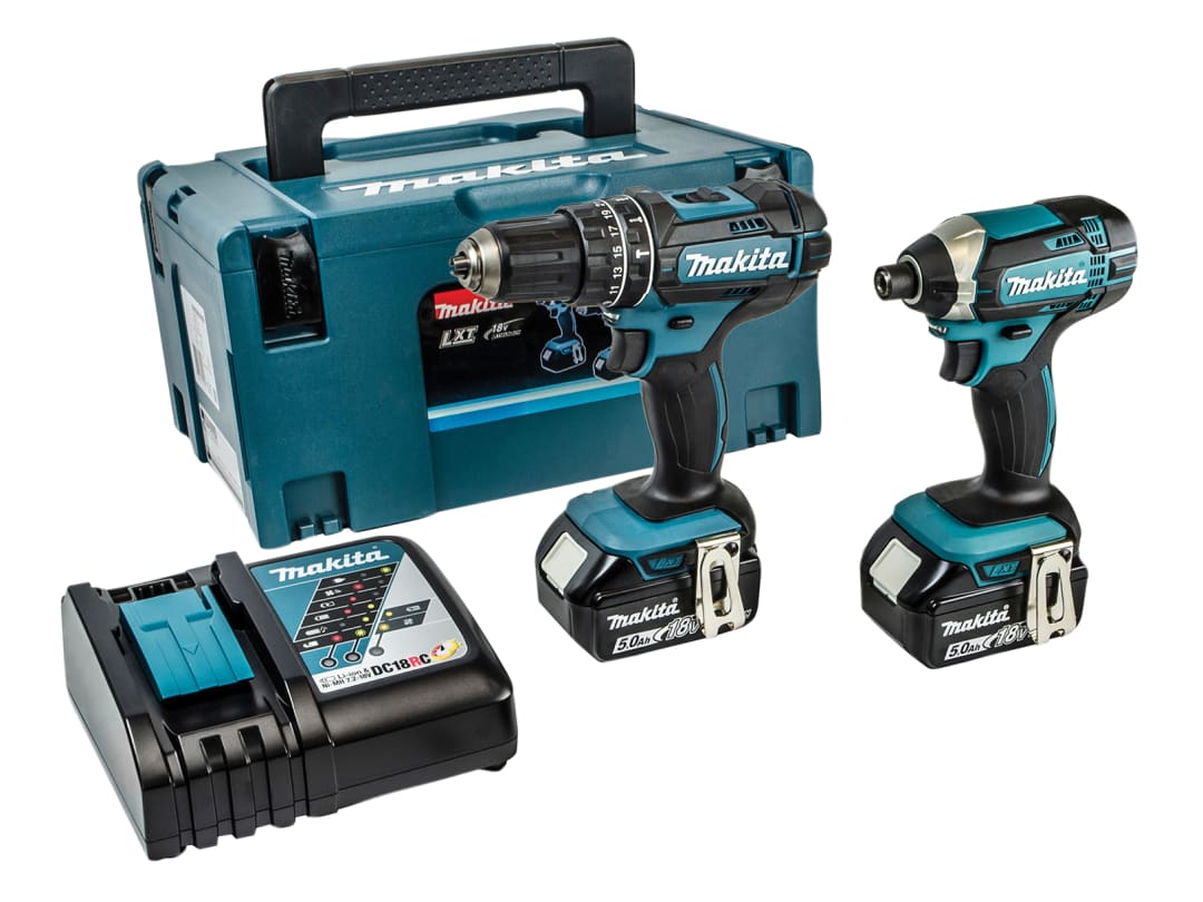 Makita DLX2131TJ Twin Pack 18V 2 x 5.0Ah Li-ion DLX2131TJ
