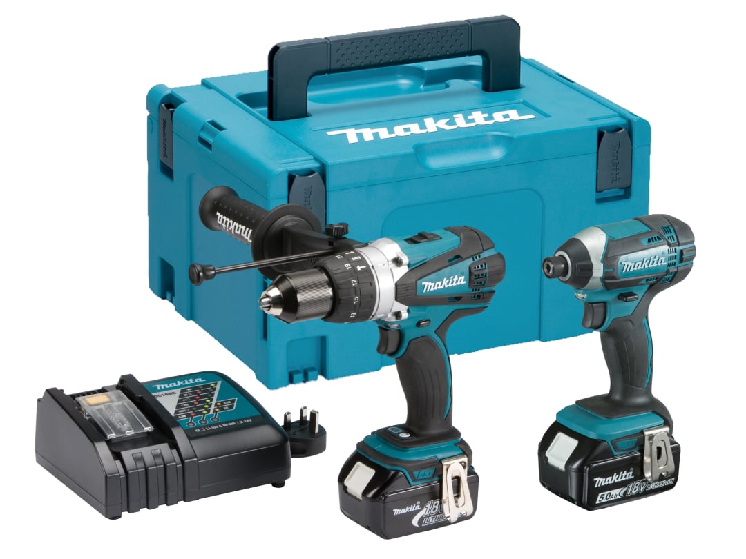 Makita DLX2145TJ LXT Twin Pack 18V 2 x 5.0Ah Li-Ion DLX2145TJ