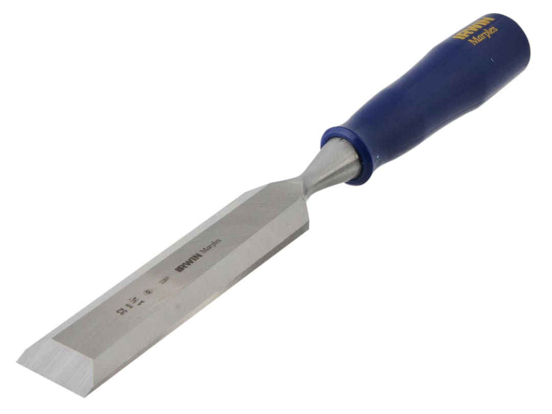IRWIN® Marples® M444 Bevel Edge Chisel Blue Chip Handle 32mm (1 1/4in) TM444/1-1/4