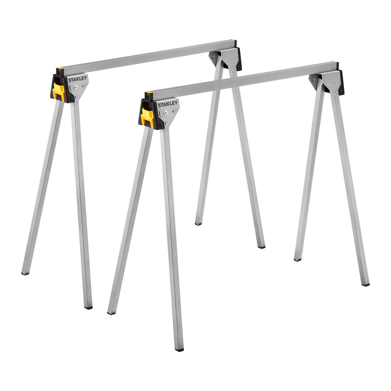Stanley STST81337-1 Folding Metal Sawhorse 450kg (Twin Pack) STST81337-1