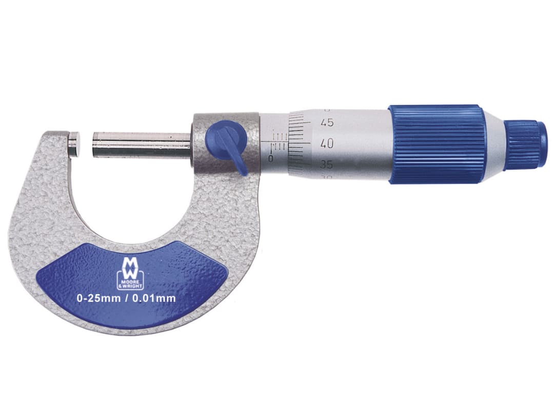 Moore & Wright MW200-01 Analogue External Micrometer 0-25mm/0.01mm MW200-01
