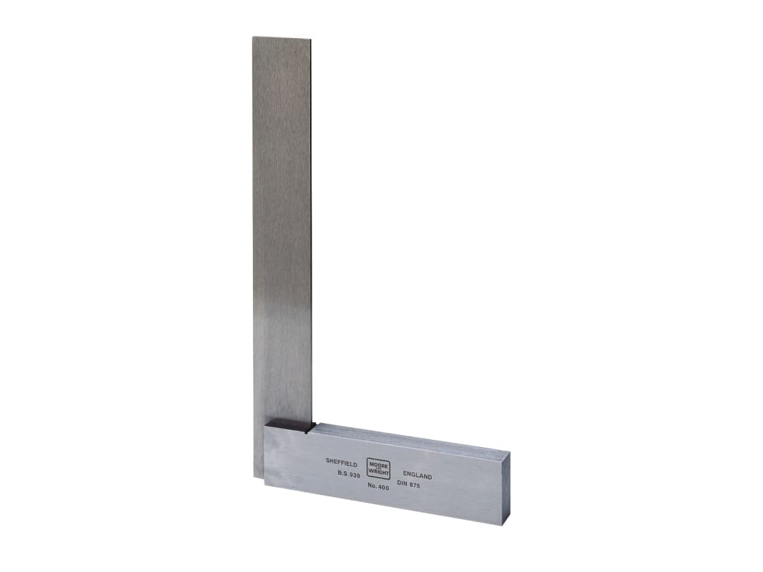 Moore & Wright 4003 Engineer's Square Grade B 75mm (3in) (Retail Packaging) 4003R