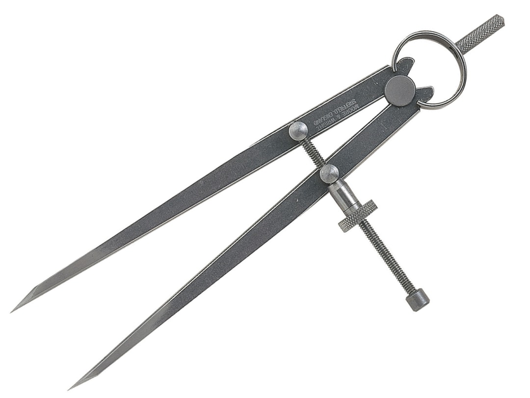Moore & Wright 504 Spring Divider 100mm (4in) (Retail Packaging) 504R