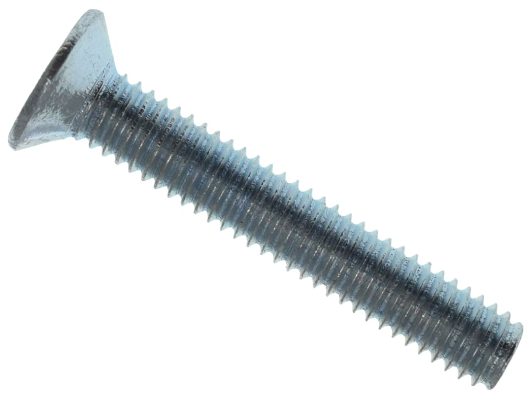 METALMATE® Machine Screw Pozi Compatible CSK ZP M4 x 12mm Box 50 MEMMSCSK0412
