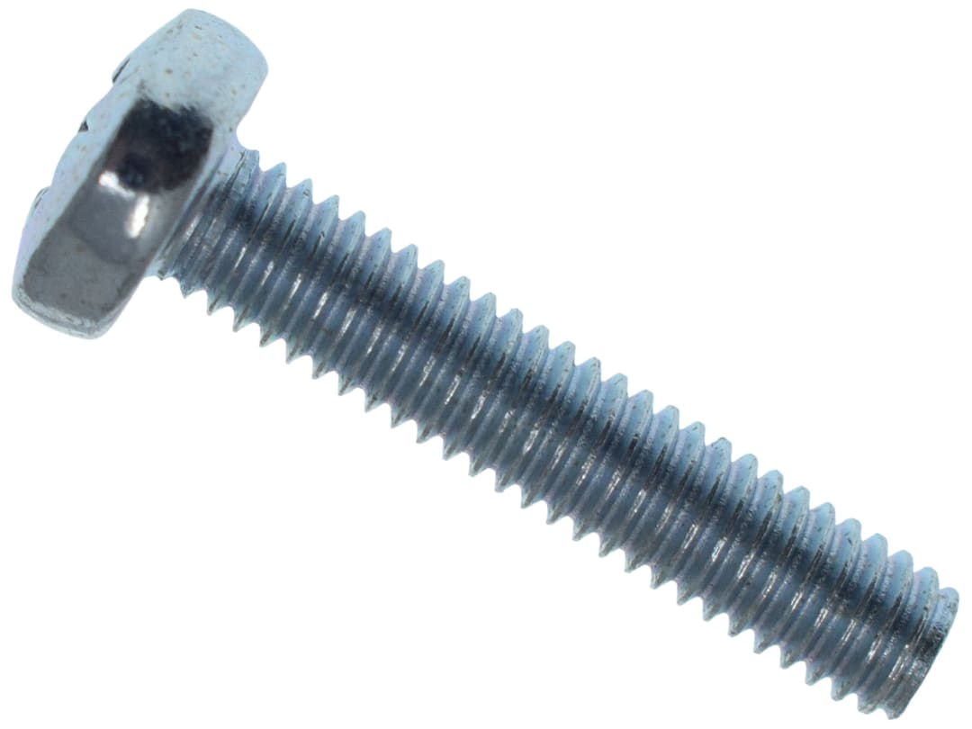 METALMATE® Machine Screw Pozi Compatible Pan Head ZP M4 x 20mm Box 50 MEMMSPAN0420