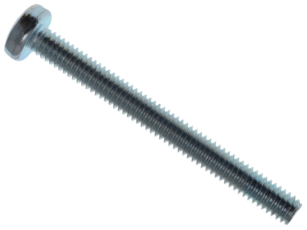 METALMATE® Machine Screw Pozi Compatible Pan Head ZP M4 x 40mm Box 25 MEMMSPAN0440