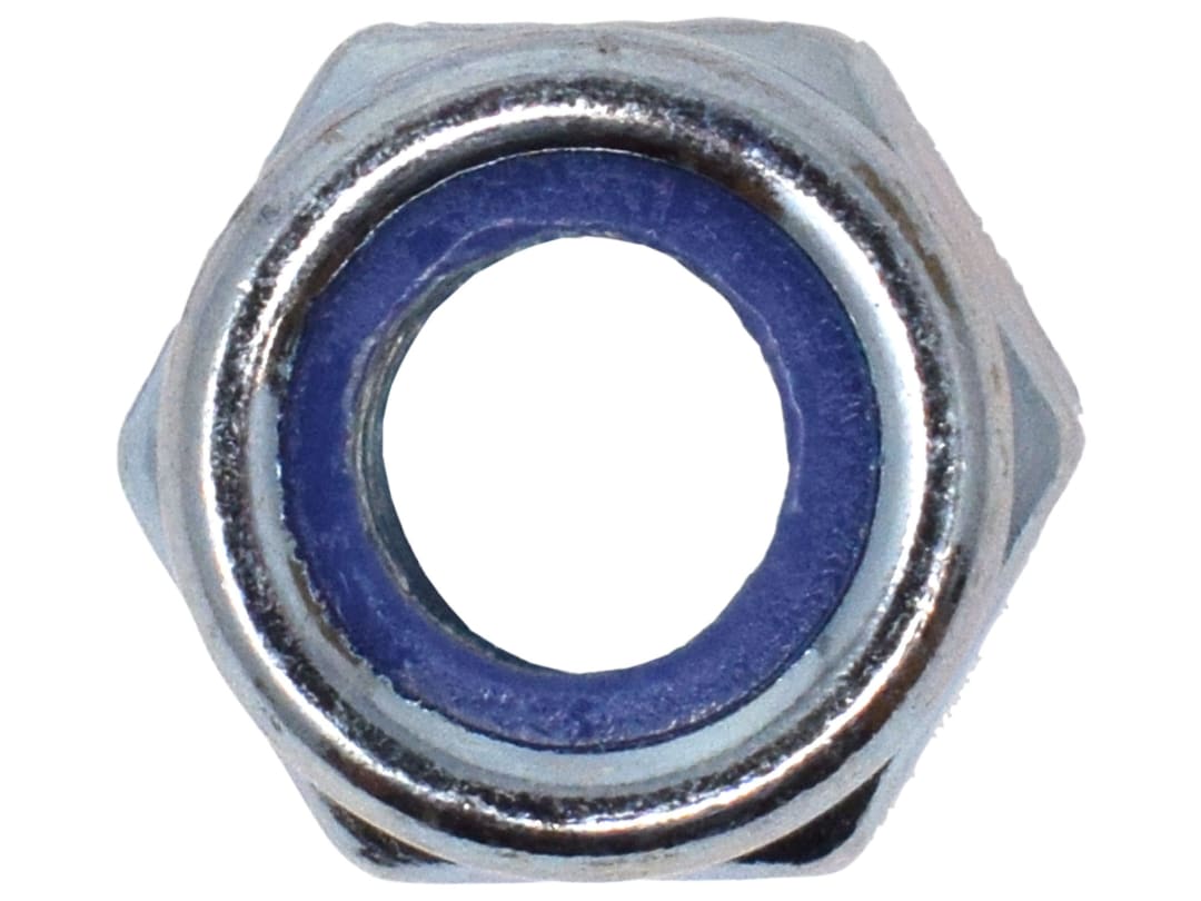 METALMATE® Type P Nylon Insert Nut ZP M6 (Box 100) MEMNYLOCP06