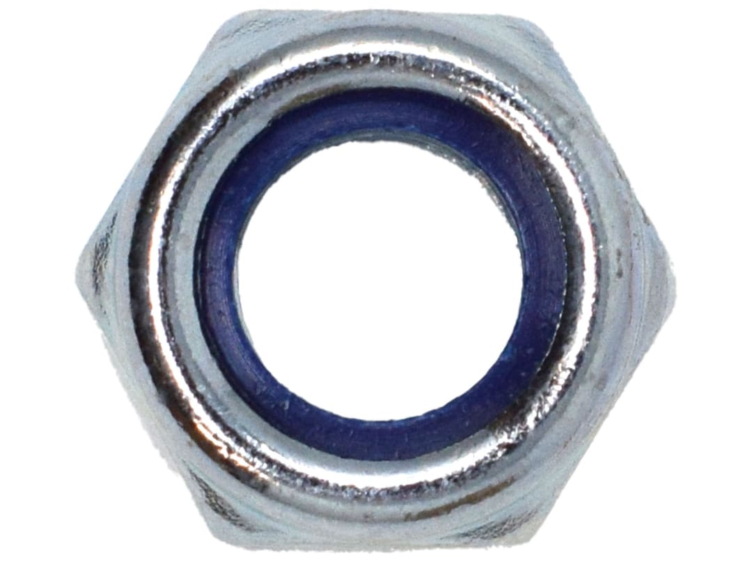 METALMATE® Type P Nylon Insert Nut ZP M8 (Box 100) MEMNYLOCP08