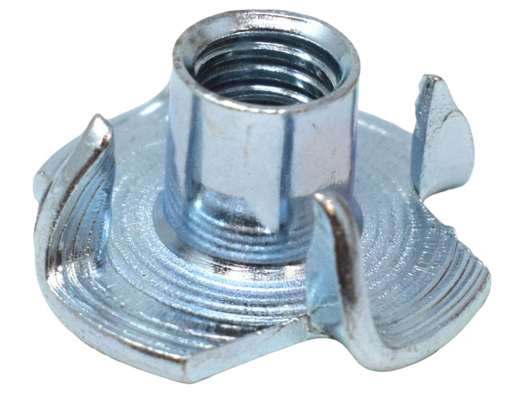 METALMATE® Pronged Tee Nut ZP M5 x 8.0mm (Box 25) MEMPTN05