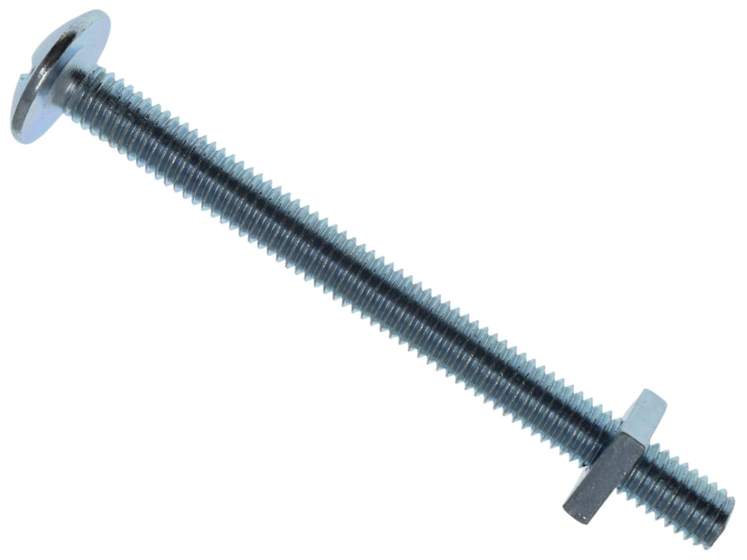 METALMATE® Roofing Bolt & Nut ZP M6 x 70mm (Box 25) MEMRBN0670