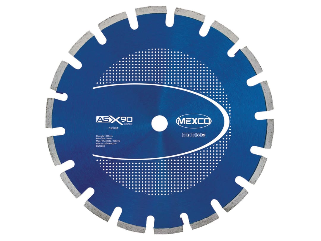 MEXCO Asphalt X90 Grade Diamond Blade 300 x 20mm ASX9030020