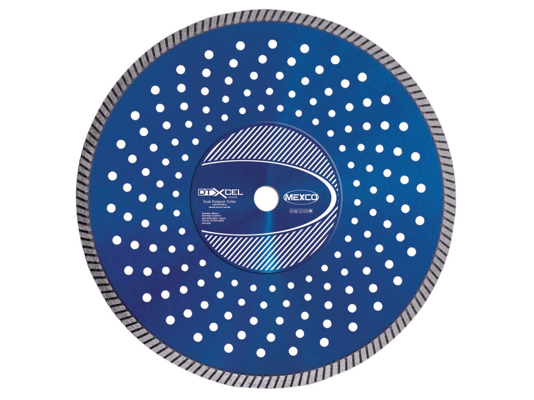 MEXCO XCEL Grade Dual Purpose Turbo Diamond Blade 300 x 20mm DTXCEL30020