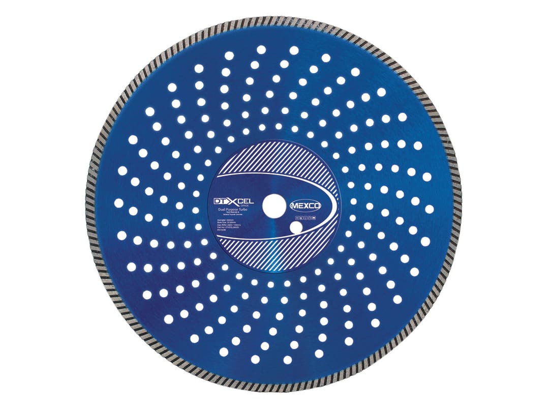 MEXCO XCEL Grade Dual Purpose Turbo Diamond Blade 350 x 20mm DTXCEL35020