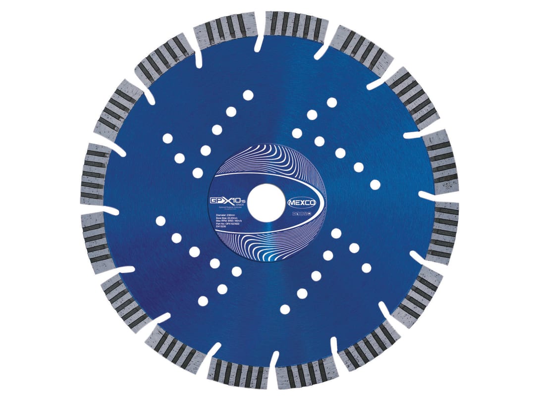 MEXCO GPX10-15 Concrete Diamond Blade 230 x 22mm GPX1523022