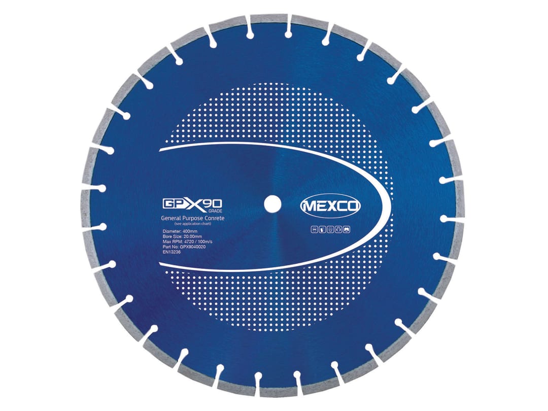 MEXCO GPX90 Concrete Diamond Blade 400 x 20mm GPX9040020