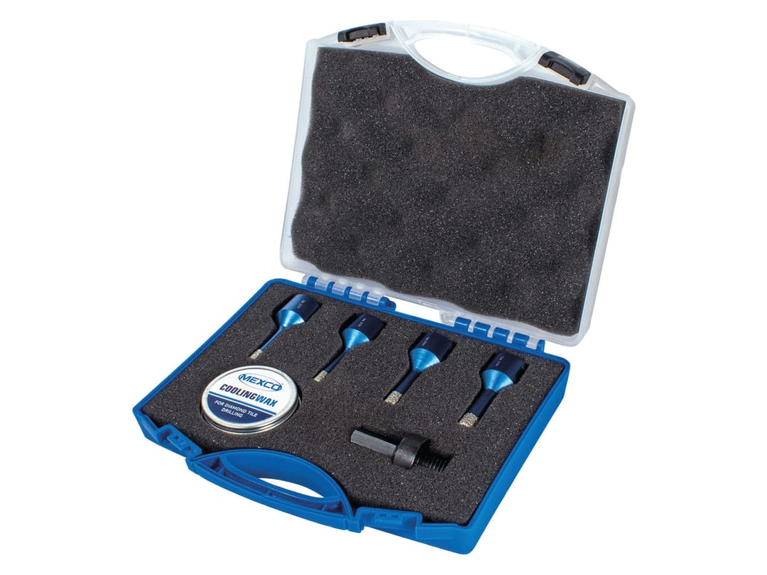 MEXCO XCEL Grade Diamond Tile Drill Bit Set (6-10mm) TDXCELKIT4