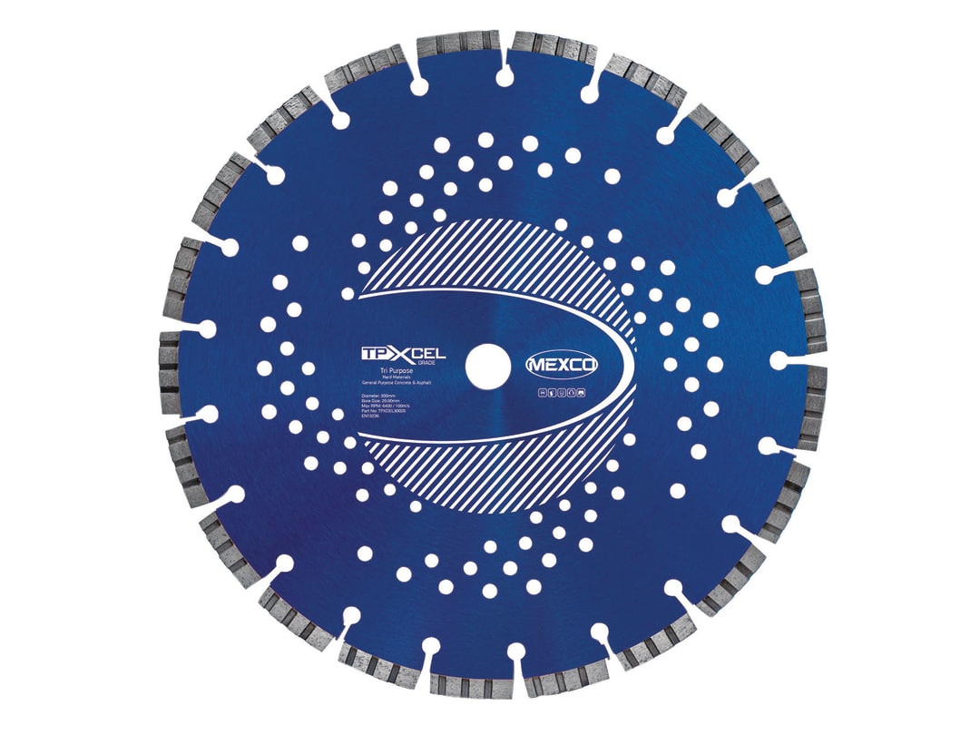 MEXCO XCEL Grade Tri-Purpose Diamond Blade 300 x 20mm TPXCEL30020