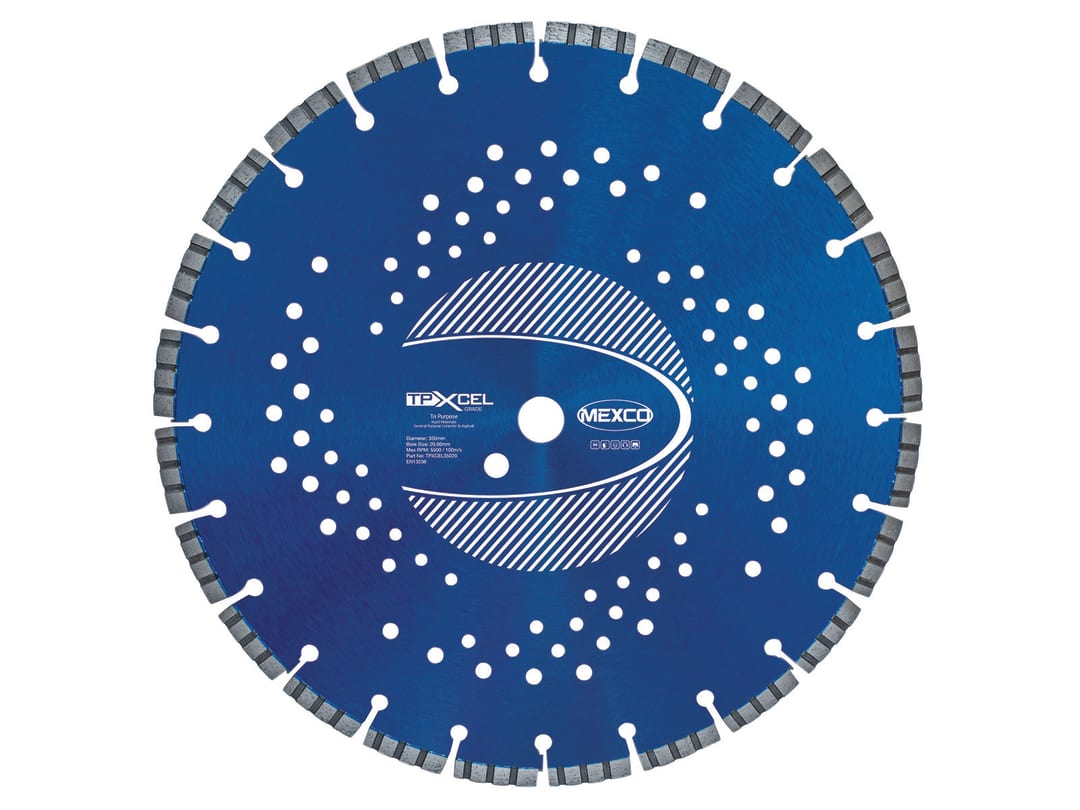 MEXCO XCEL Grade Tri-Purpose Diamond Blade 350 x 20mm TPXCEL35020