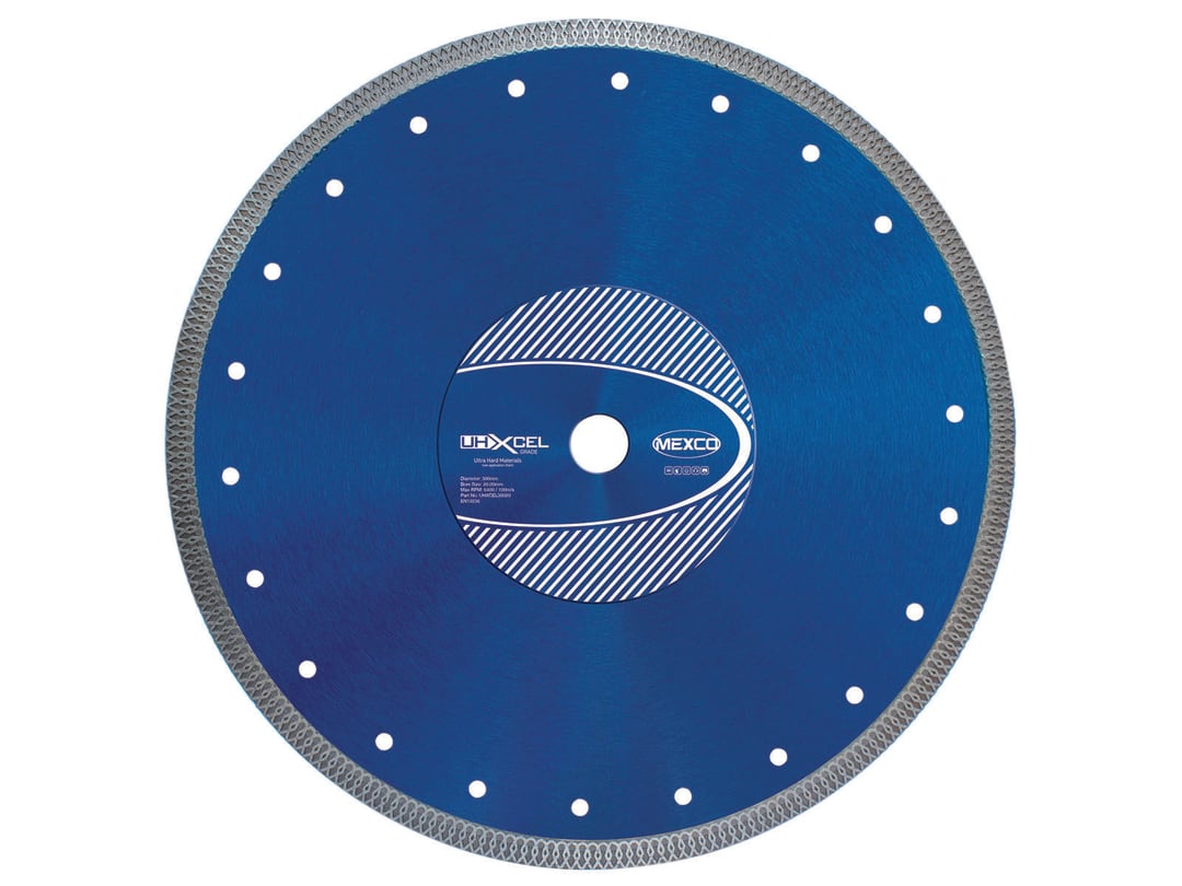 MEXCO UHXCEL Ultra Hard Materials Diamond Blade 300 x 20mm UHXCEL30020