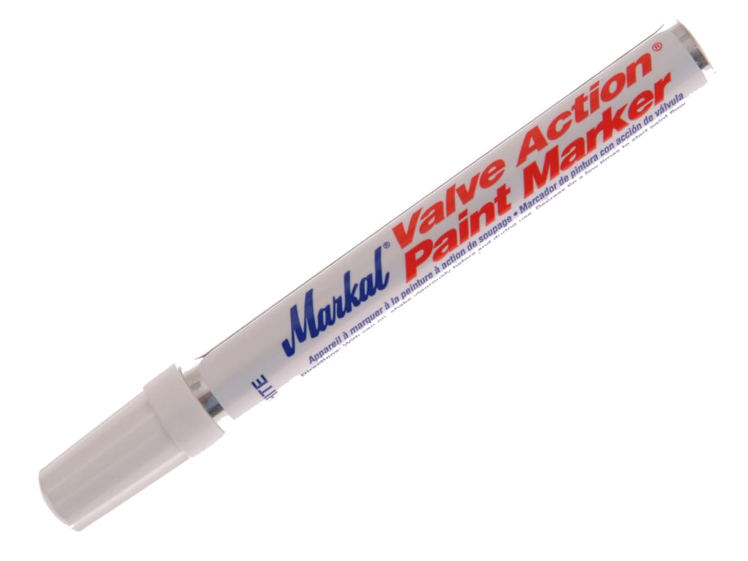 Markal Paint-Riter® Valve Action® Paint Marker White MRK-96800C