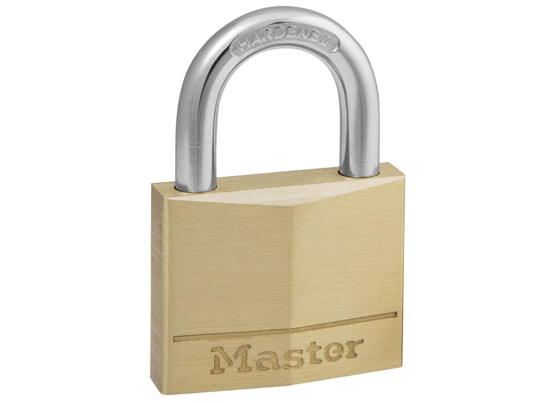 Master Lock Solid Brass 40mm Padlock 4-Pin 140EURD