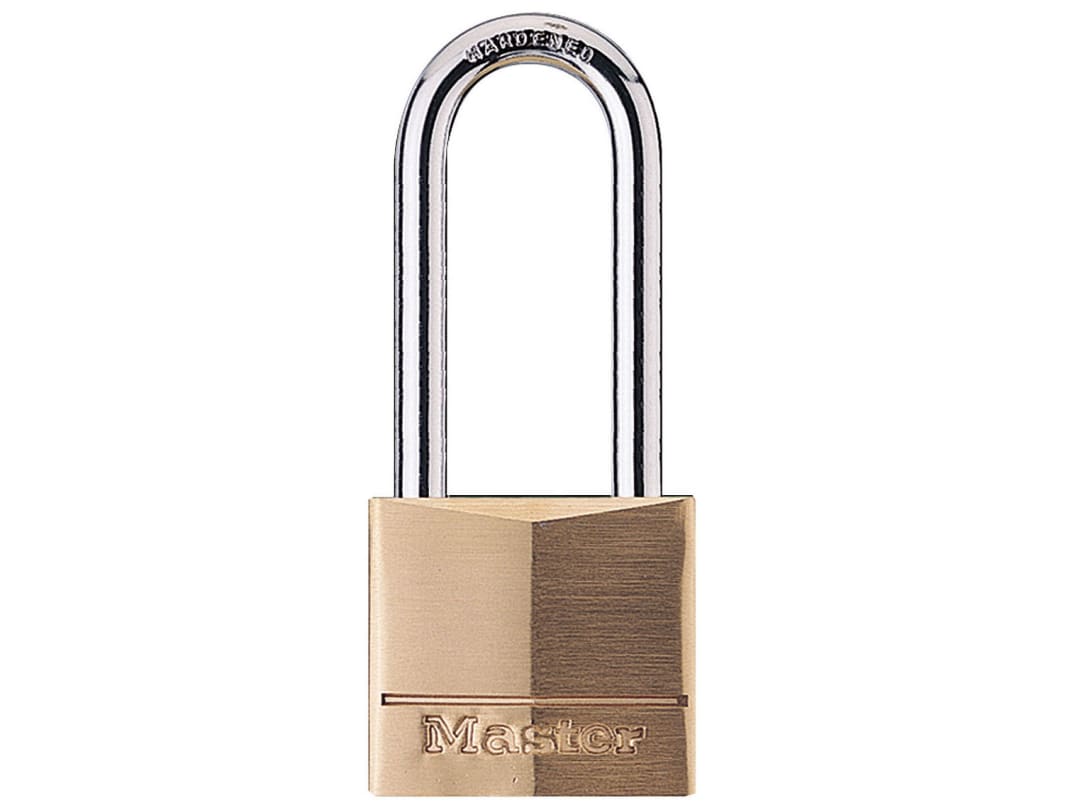Master Lock Solid Brass 40mm Padlock 4-Pin - 51mm Shackle 140EURDLH