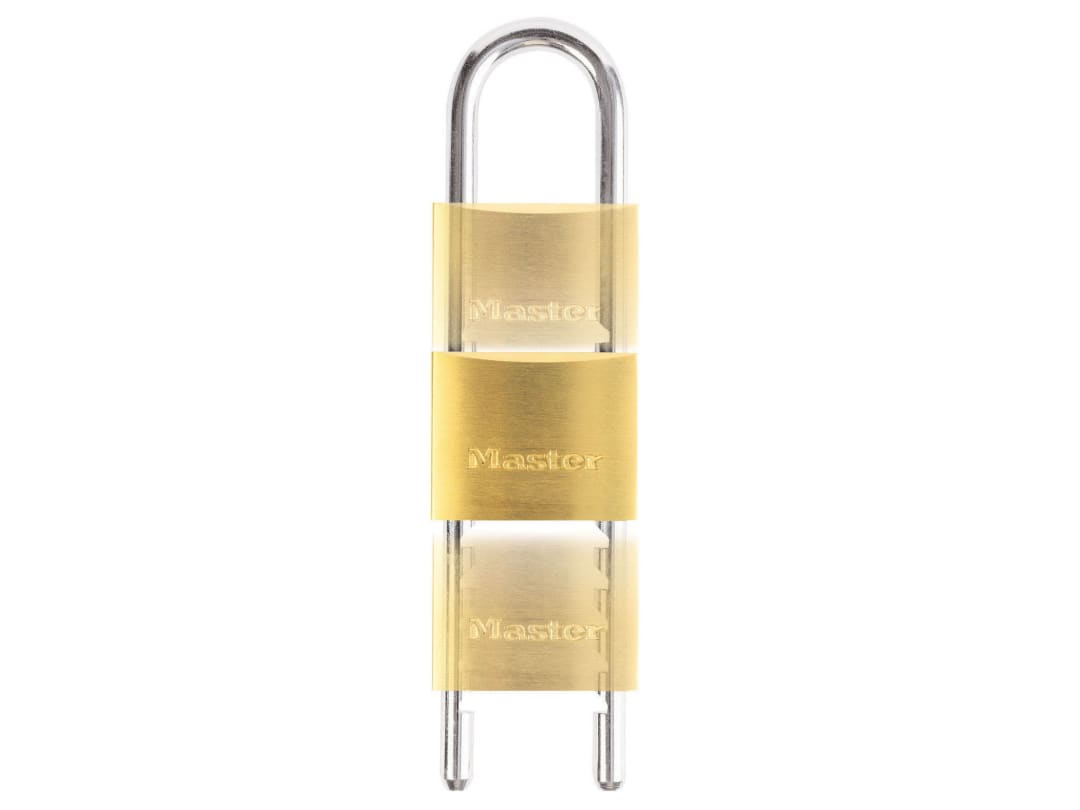 Master Lock Solid Brass 50mm Padlock with Adjustable Shackle 1950EURD
