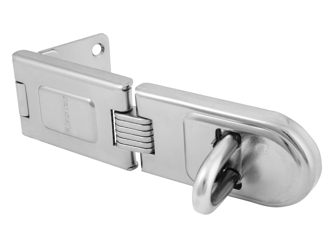Master Lock Wrought Steel Single Hinged Hasp 160mm 720EURD