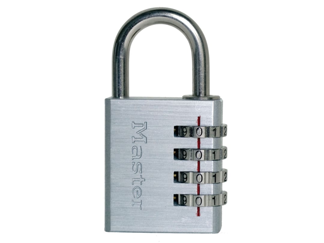 Master Lock Aluminium 40mm 4-Digit Combination Padlock 7640EURD