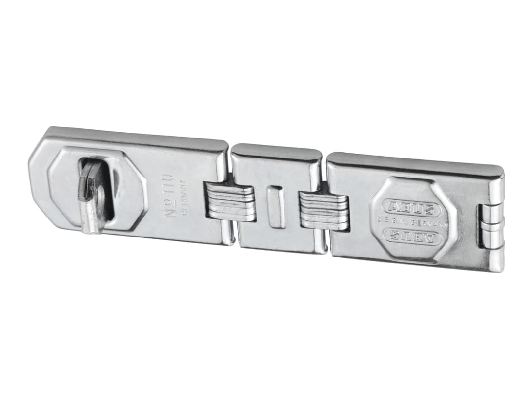 ABUS Mechanical 110/195 Hinged Hasp & Staple Carded 195mm 10032173-01
