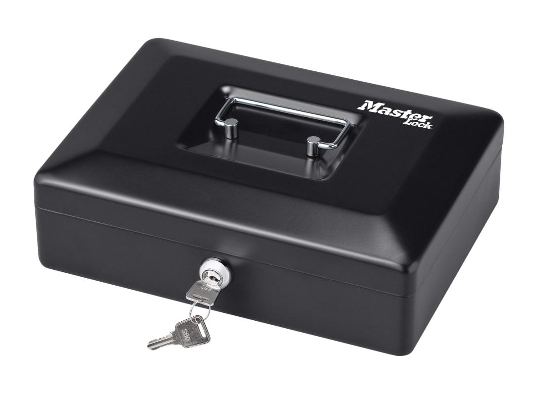 Master Lock Small Cash Box with Keyed Lock CB-10ML