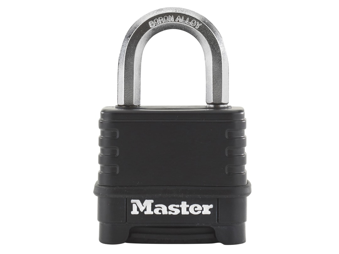 Master Lock Excell™ 4-Digit Black Finish Combination 50mm Padlock M178EURD