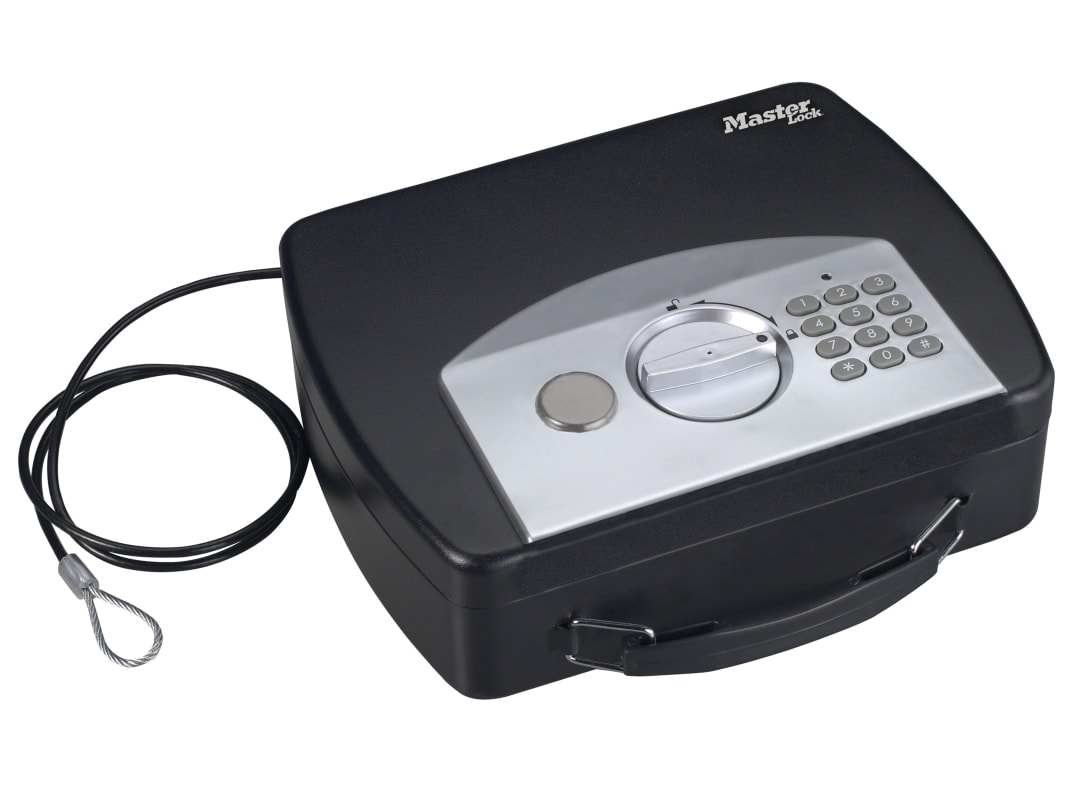 Master Lock Portable Digital Safe with Cable P008EML