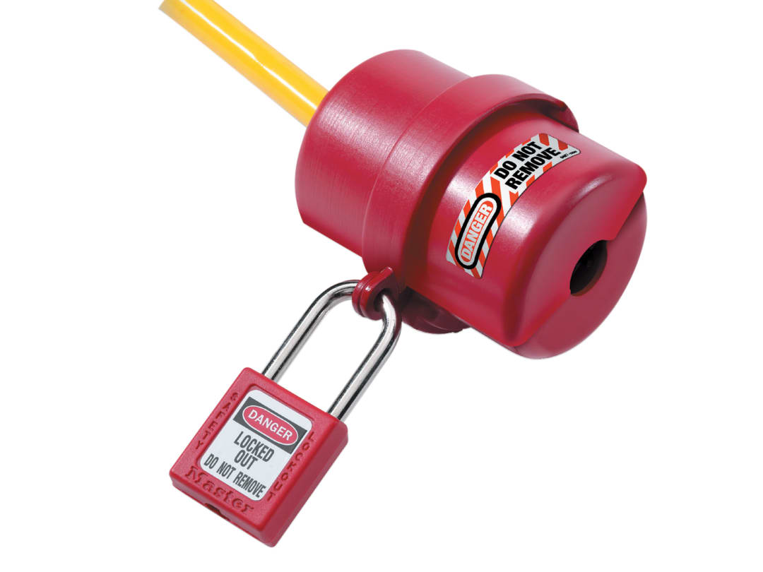 Master Lock Lockout Electrical Plug Cover Small for 120V - 240V 487