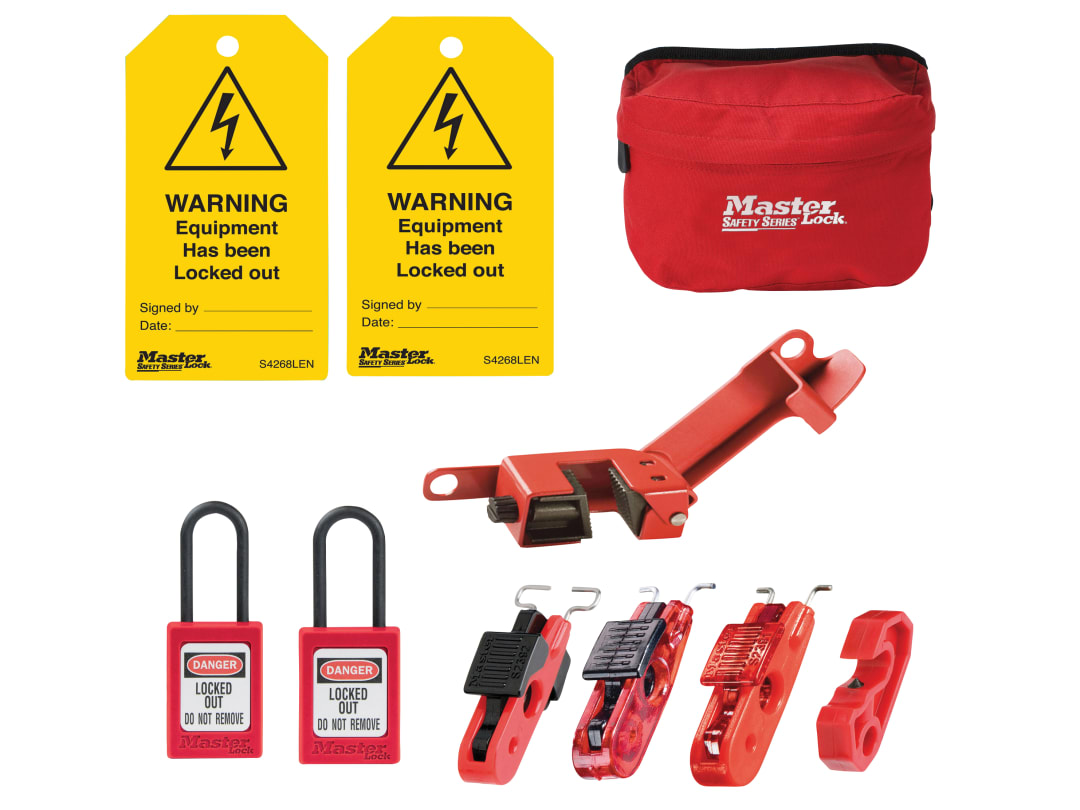 Master Lock Electrical Lockout Kit, 7 Piece ELECKIT-EN