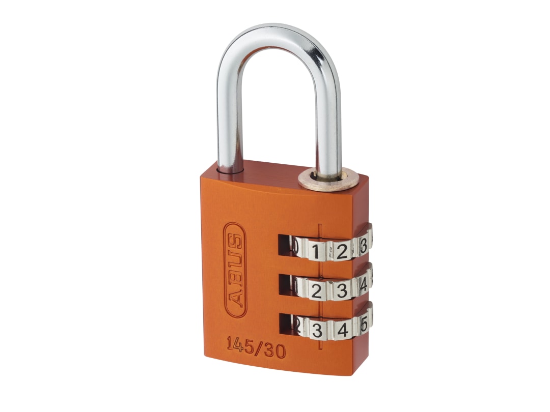 ABUS Mechanical 145/20 20mm Aluminium Combination Padlock Random Colour 46626 10046626-01