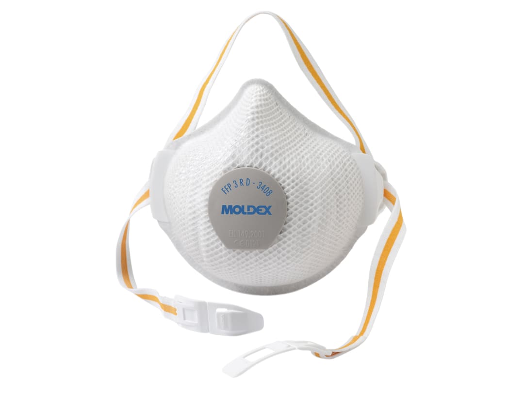 Moldex Air Plus ProValve Mask FFP3 R D Real Reusable (Pack 5) 340815