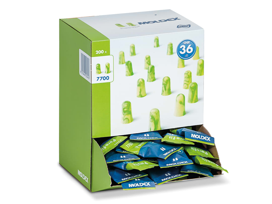 Moldex Pura-Fit® Earplugs SNR 36 dB (200 Pairs) 770001