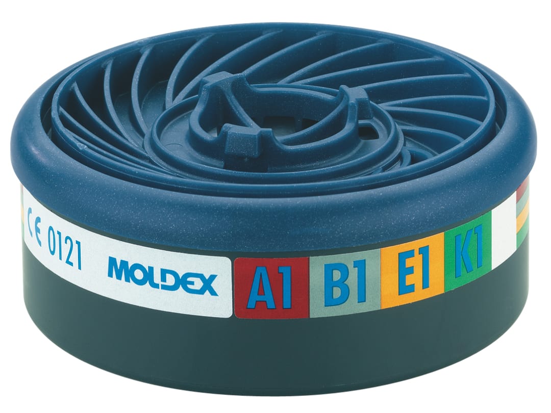 Moldex EasyLock® ABEK1 Gas Filter Cartridge (Wrap of 2) 940001