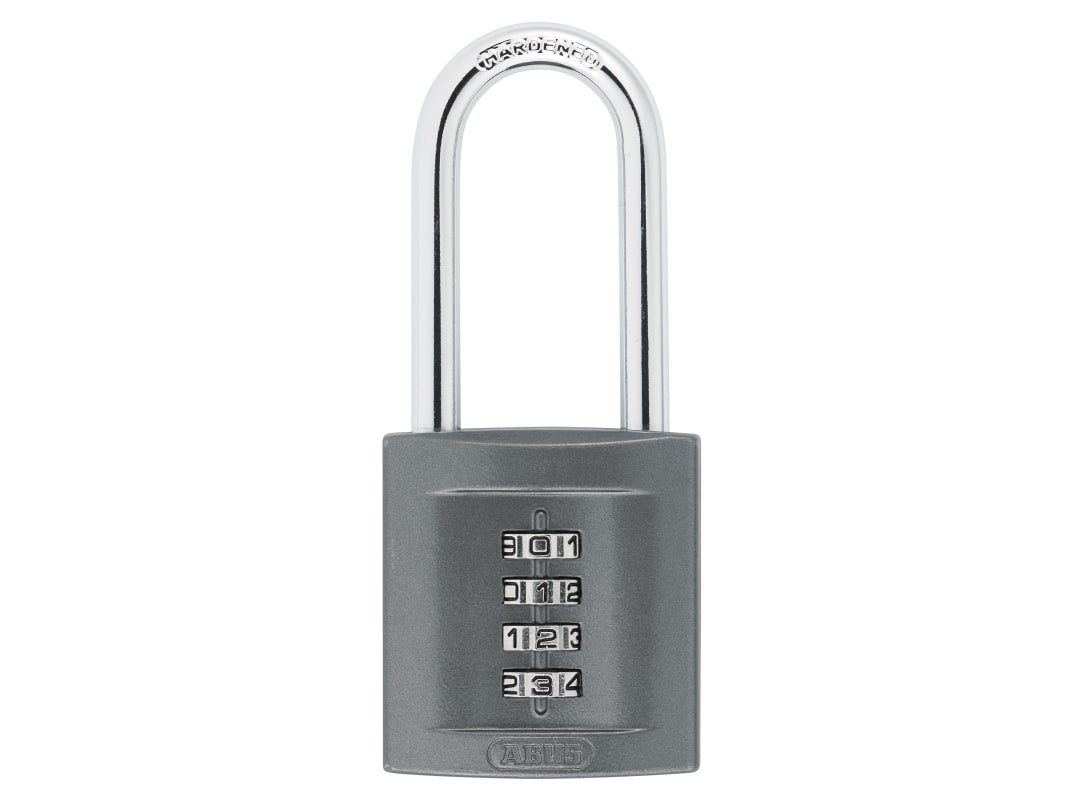 ABUS Mechanical 158/50HB50 50mm Combination Padlock (4-Digit) Long Shackle 10008396-01