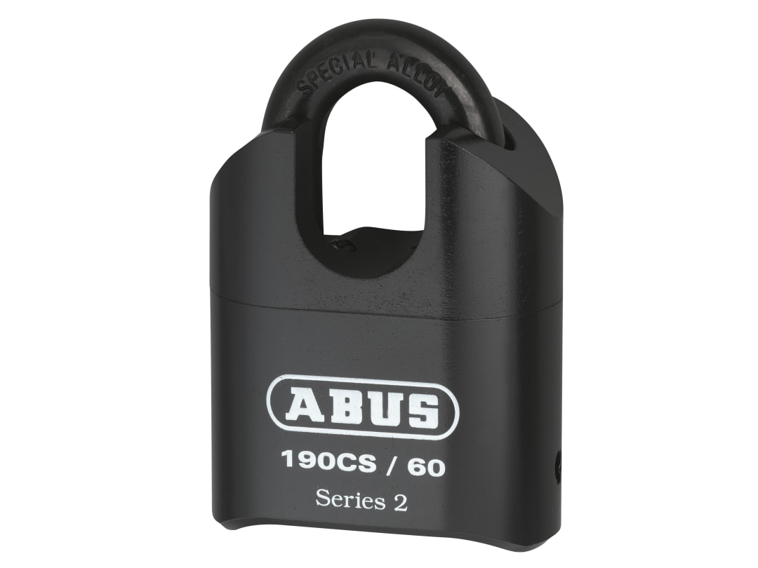 ABUS Mechanical 190/60 60mm Heavy-Duty Combination Padlock Closed Shackle (4-Digit) Carded 10051555-01