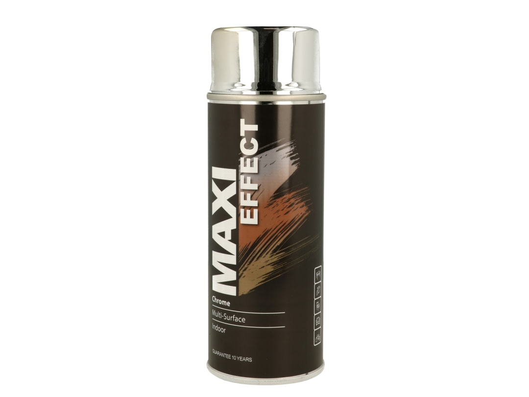 MAXICOLOR Spray Paint Metallic Chrome 400ml MX0010 MX0010