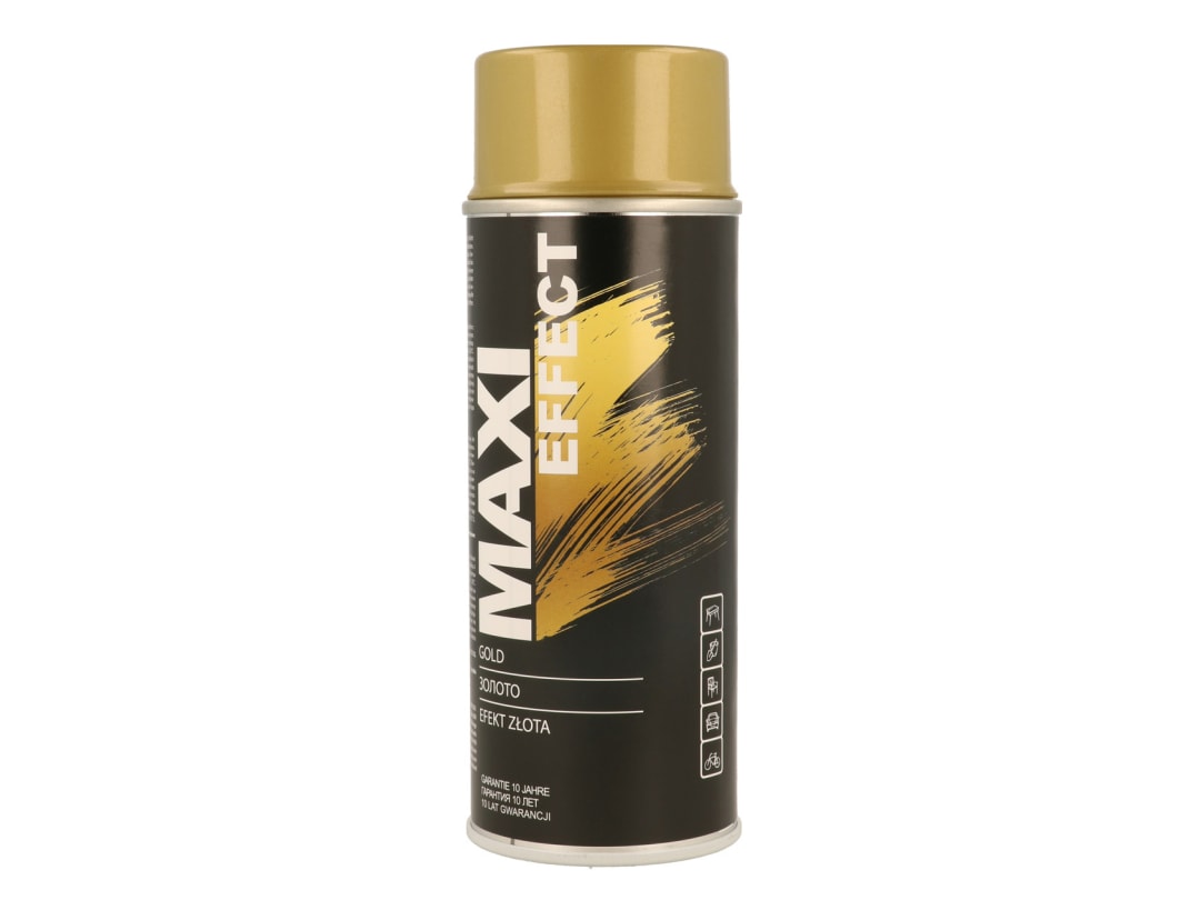 MAXICOLOR Spray Paint Metallic Gold 400ml MX0027 MX0027