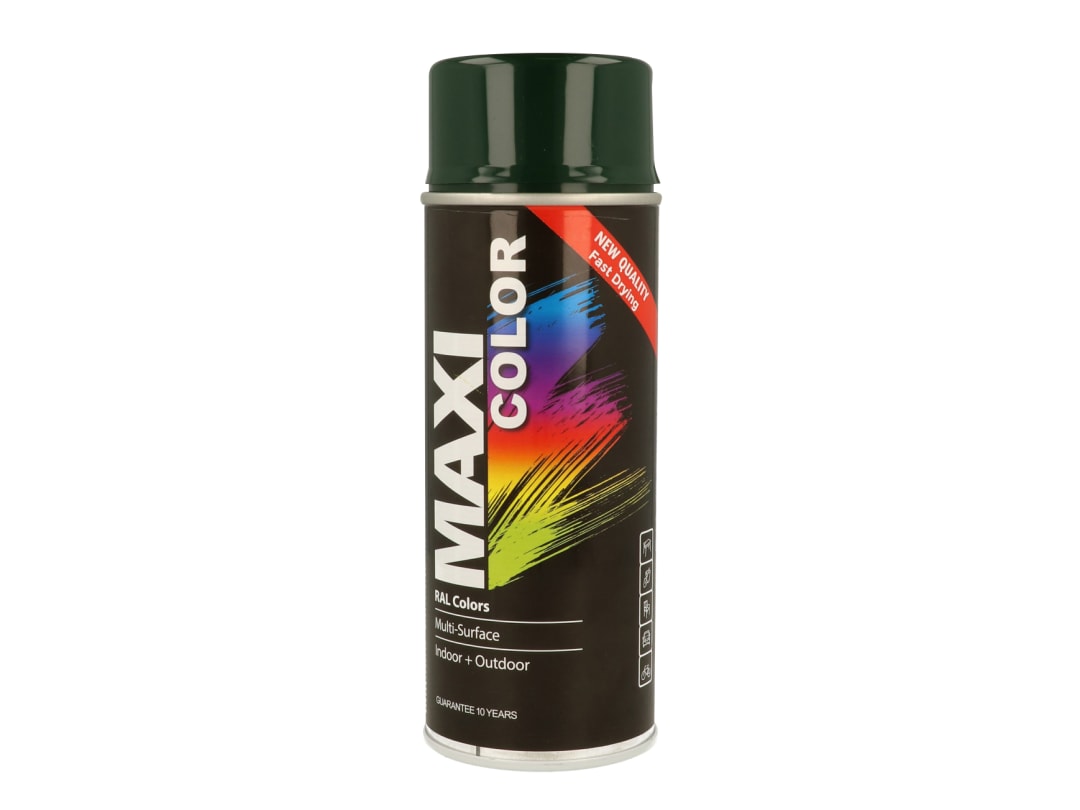 MAXICOLOR Spray Paint Gloss Fir Green 400ml MX6009 MX6009