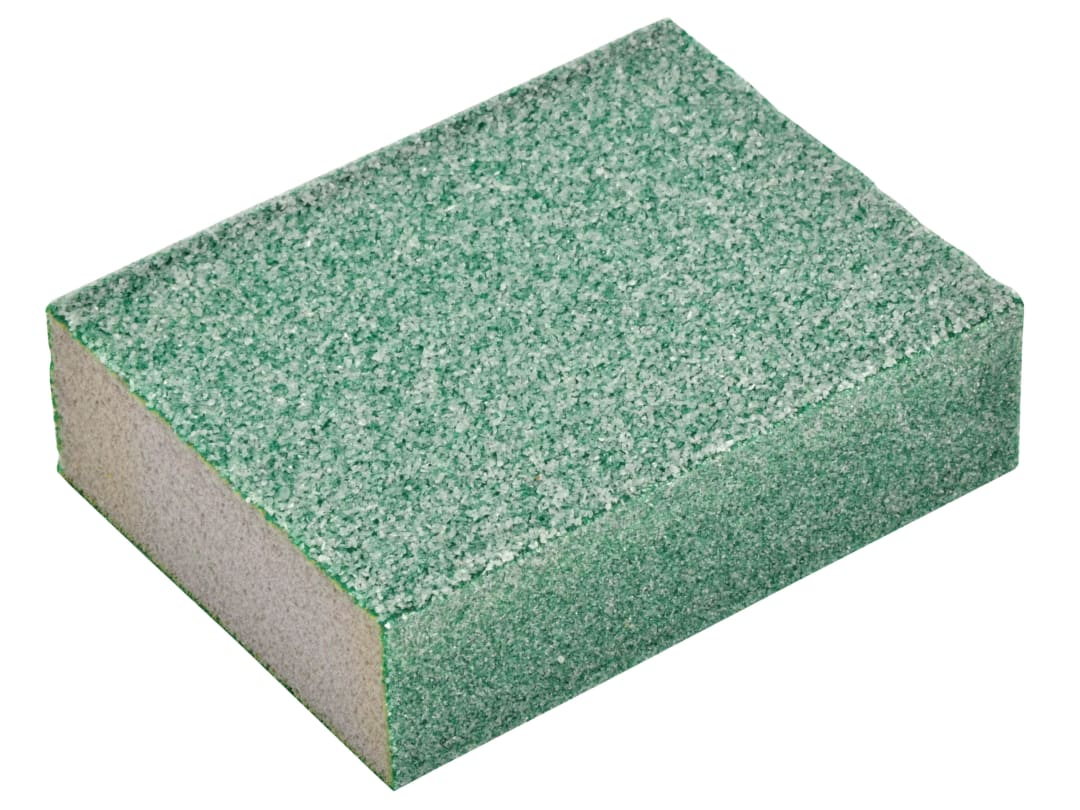Oakey Dual-Grit Flexible Sanding Sponge Coarse/Extra Coarse 63642558595