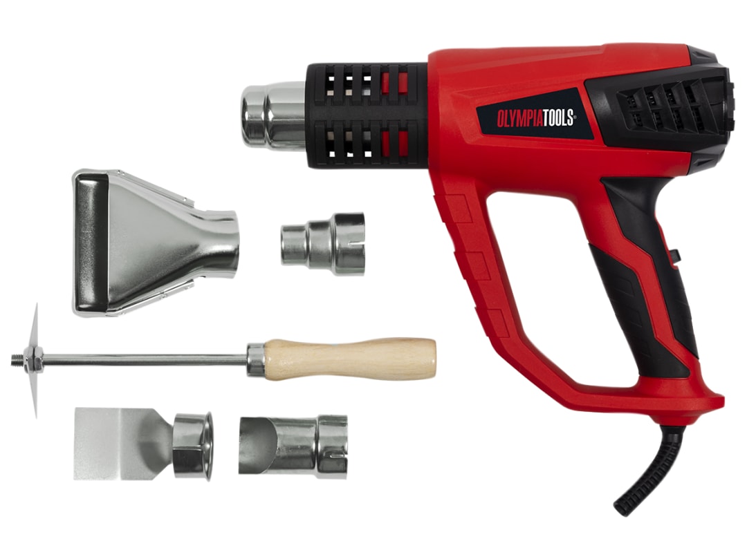 Olympia Power Tools Heat Gun with 5 Accessories 2000W 240V 09-510