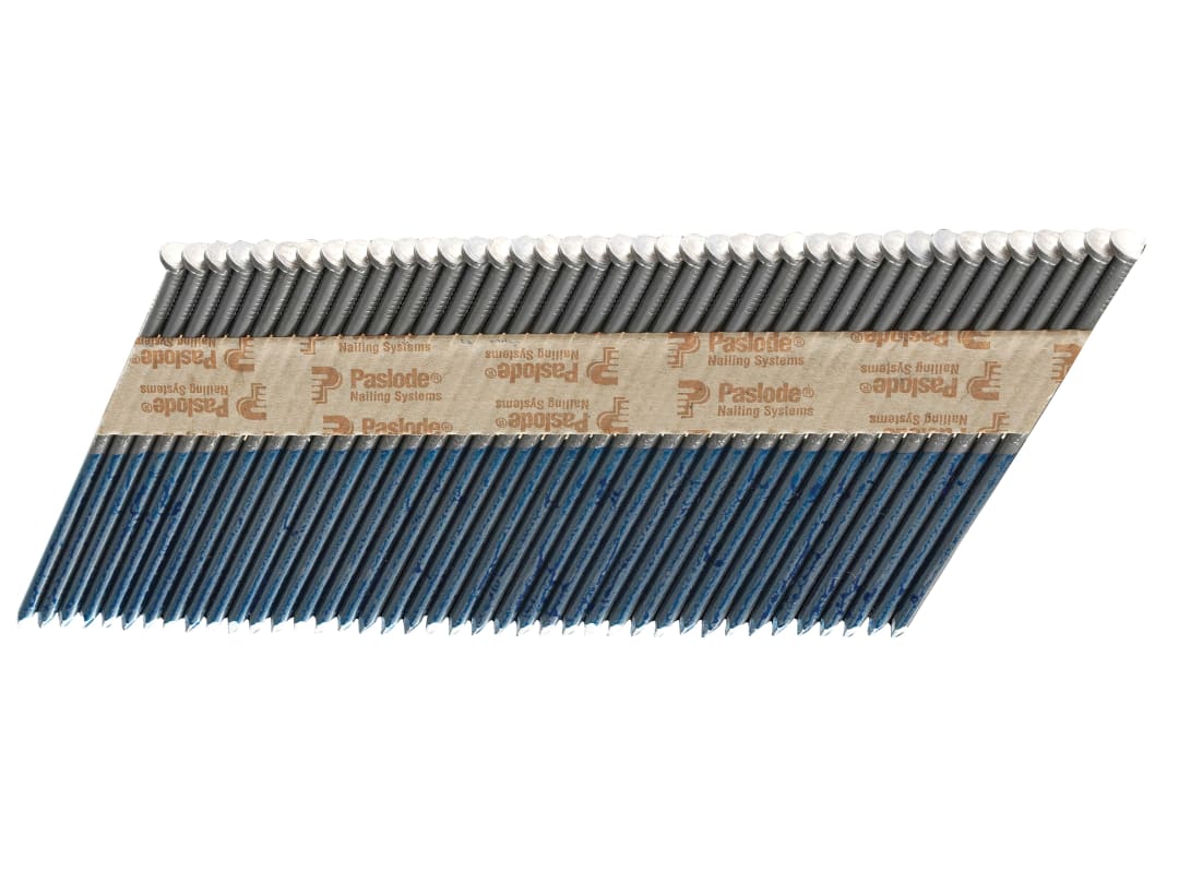 Paslode 2.8 x 51mm 350 Ring Nails Bright Finish Box of 3300 + 3 Fuel Cells 141202